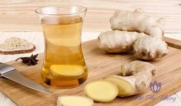 Chữa rối loạn kinh nguyệt bằng gừng